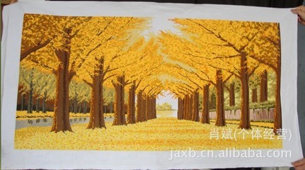 风景如画，黄金满地 诚德绣品系列刺绣的魅力与选择指南